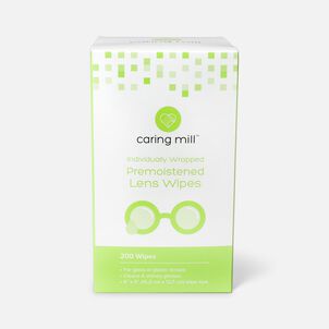Caring Mill&trade; Premoistened Lens Wipes, 200 ct.