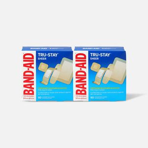 BAND-AID&reg; Sheer Adhesive Bandages, Assorted, 80 ct. (2-Pack)
