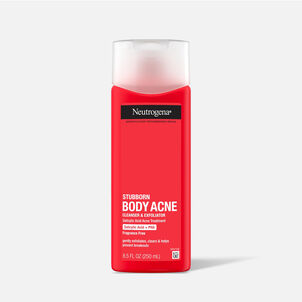 Neutrogena Stubborn Body Acne Cleanser & Exfoliator, 8.5 fl oz.