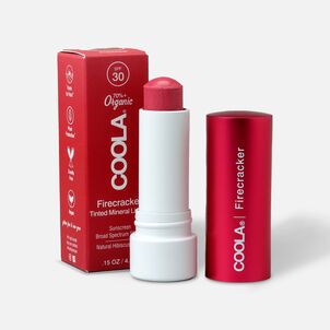 COOLA Mineral Liplux SPF 30 Firecracker Lip Balm, .15 oz.